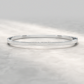 1.35 Carats Diamond Baguette Bangle Bracelet