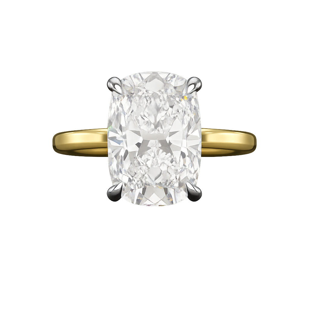 7 Carat Cushion Cut Diamond Ring