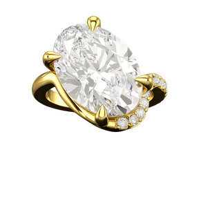 7 Carat Oval Cut Diamond Wedding Band