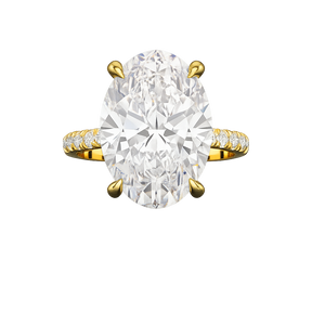 8 Carat Oval Diamond Ring