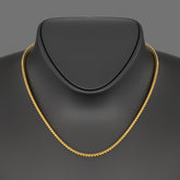 Yellow Sapphire Tennis Necklace in 14K/18K Yellow Gold