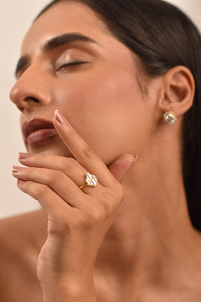 Baguette Cluster Diamond Ring - Evara Jewelry LLC