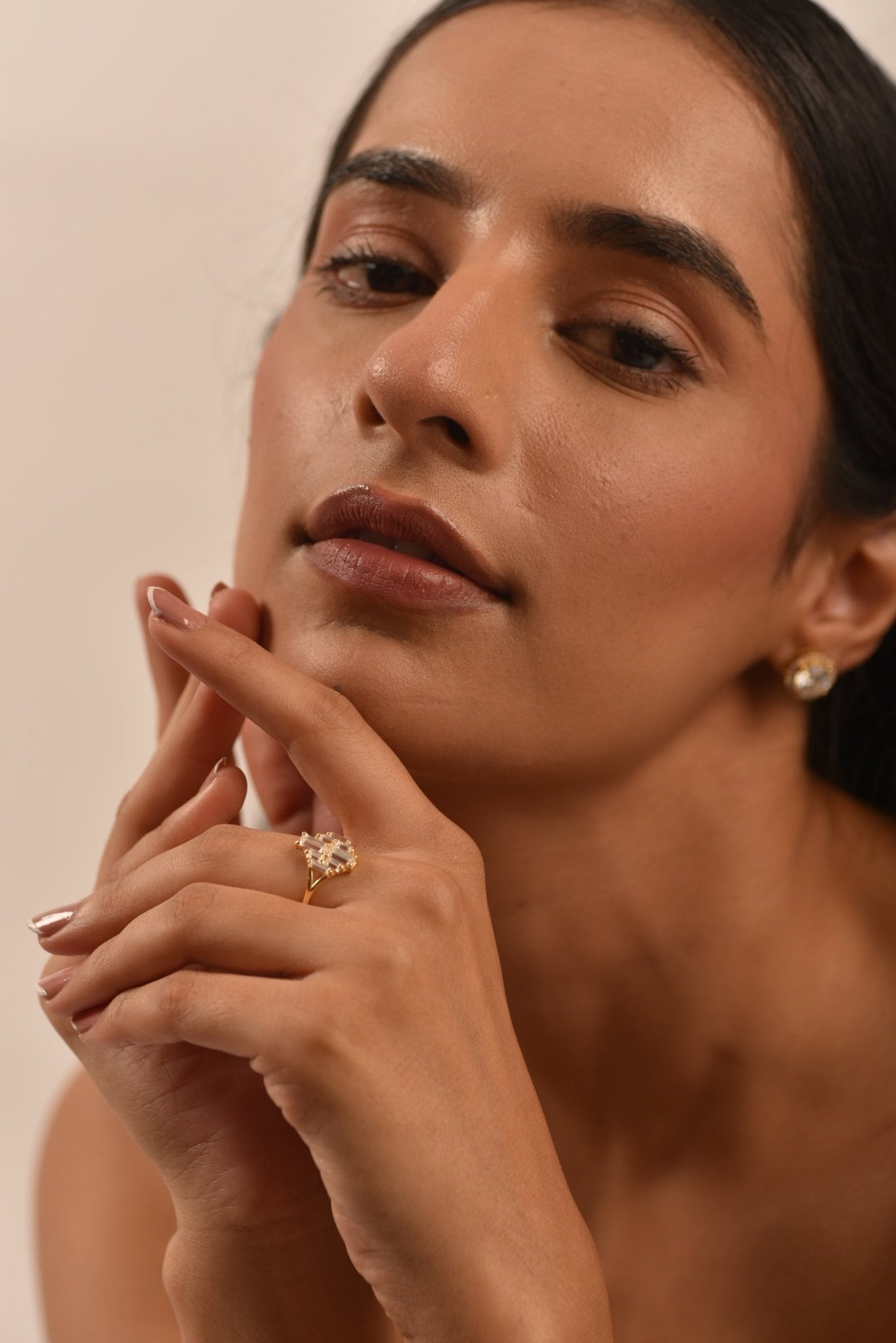 Baguette Cluster Diamond Ring - Evara Jewelry LLC