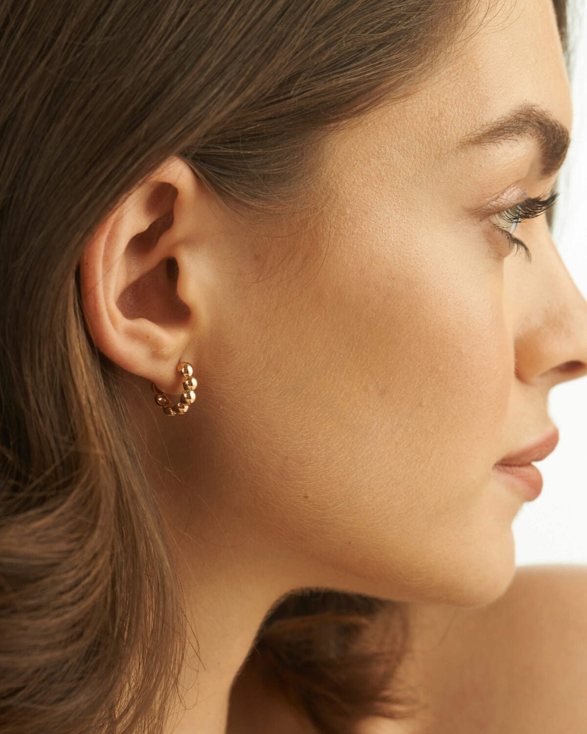 Bold Bubble Bead Hoop Earrings - Evara Jewelry LLC