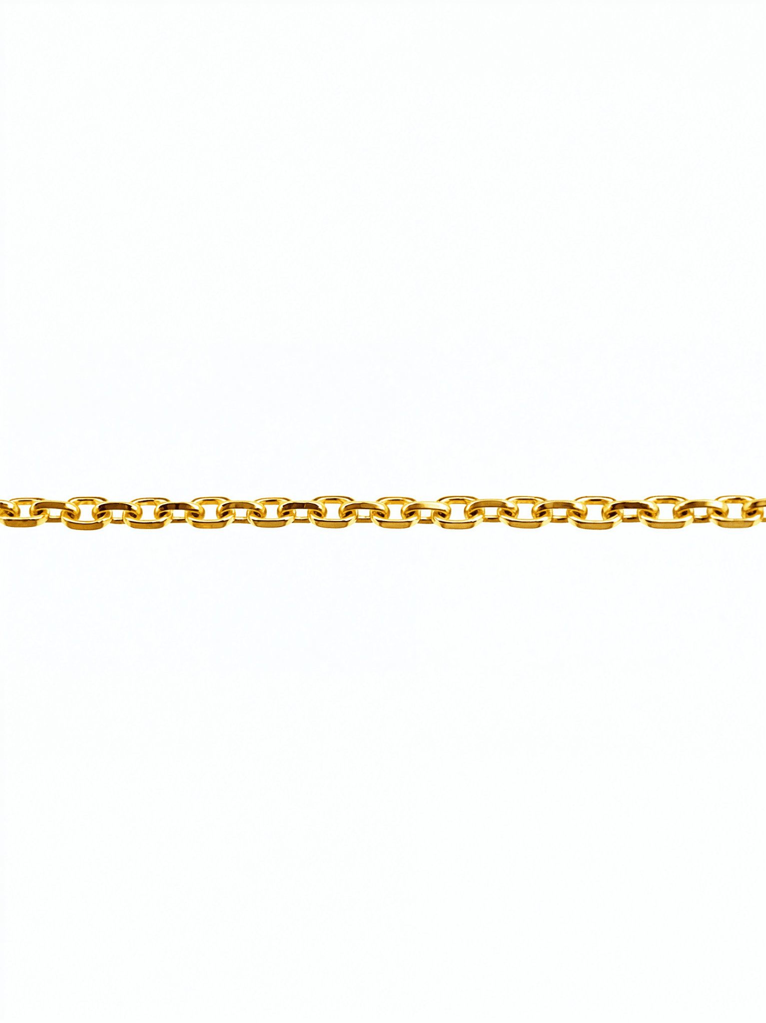 Cable Chain: Thin Solid Gold Chain - Evara Jewelry LLC