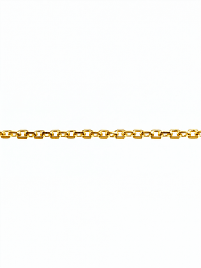 Cable Chain: Thin Solid Gold Chain - Evara Jewelry LLC