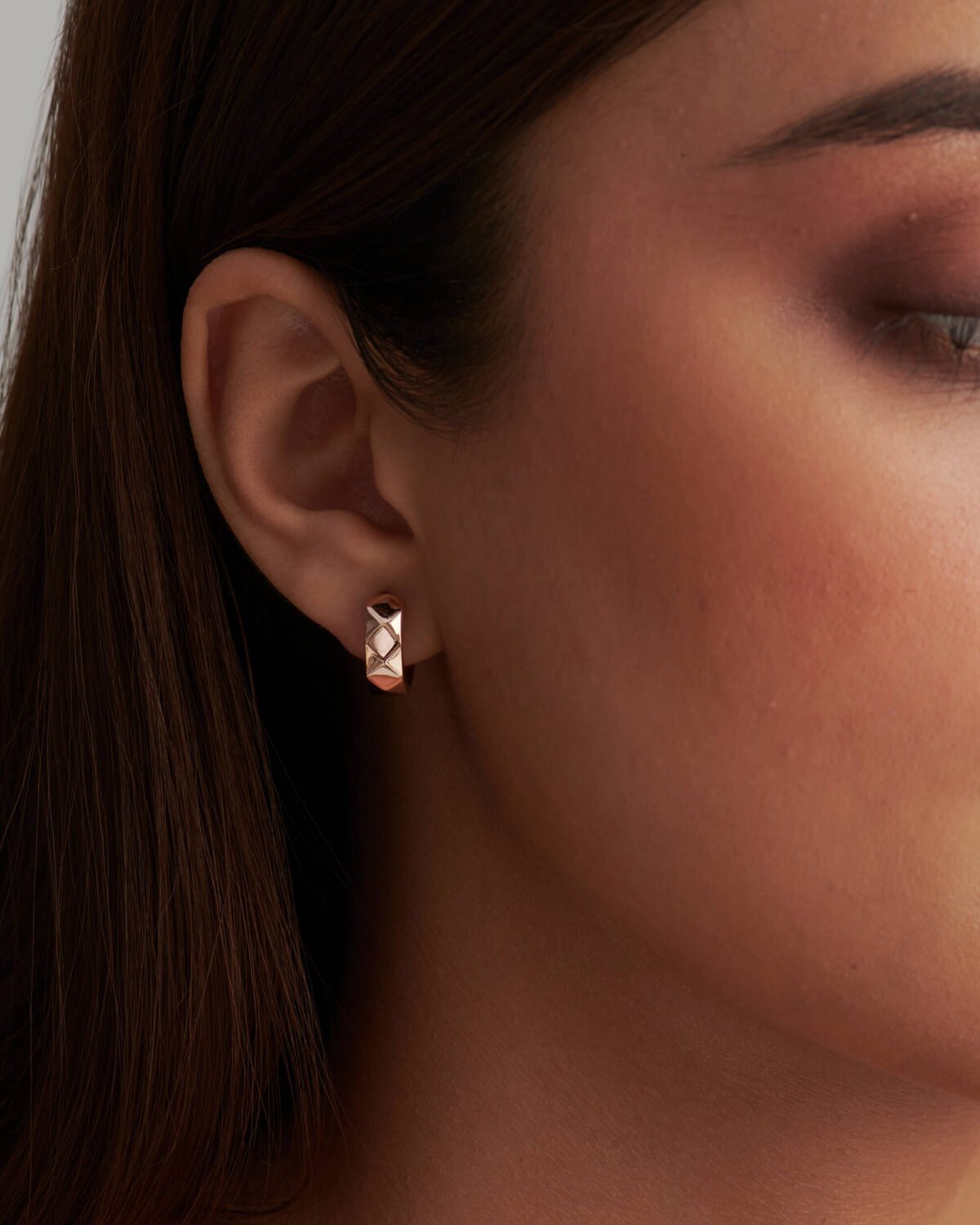 Geometric Hoop Earrings in 10K | 14K | 18K Solid Gold - Chunky Hoops - Evara Jewelry LLC