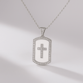 Gold Diamond Cross Pendant Necklace - Evara Jewelry LLC