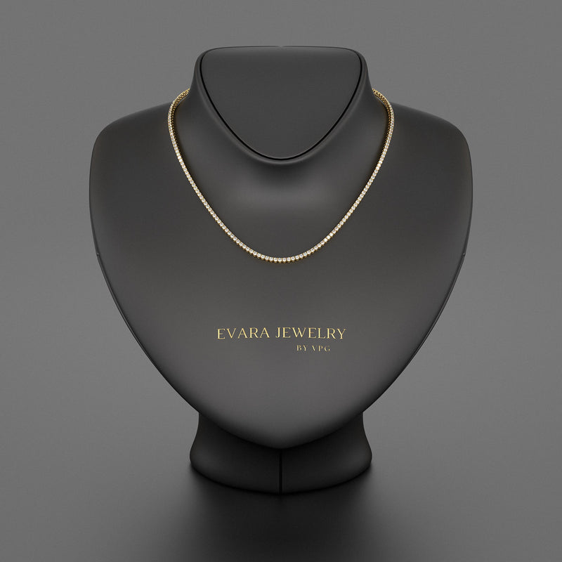 Luxury Diamond Tennis Necklace