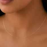 Thin Cable Gold Chain