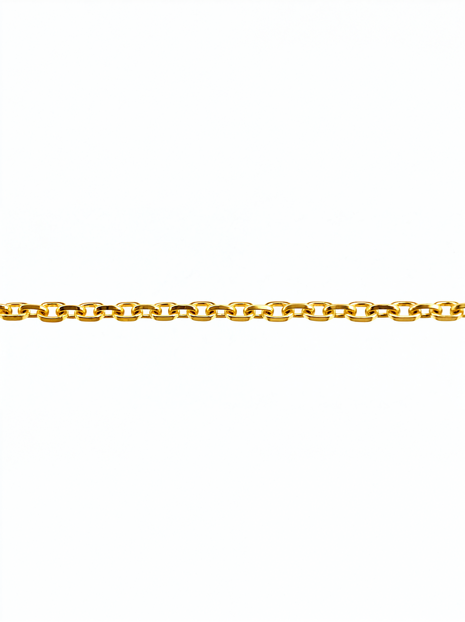 Cable Chain: Thin Solid Gold Chain