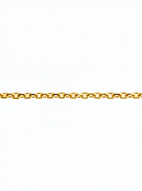 Cable Chain: Thin Solid Gold Chain
