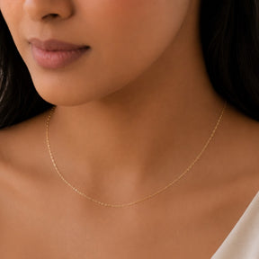 Thin Cable Gold Chain