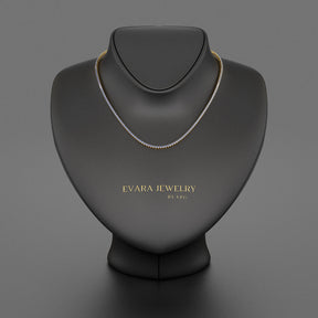 Natural Blue Ombre Sapphire Tennis Necklace - Evara Jewelry LLC