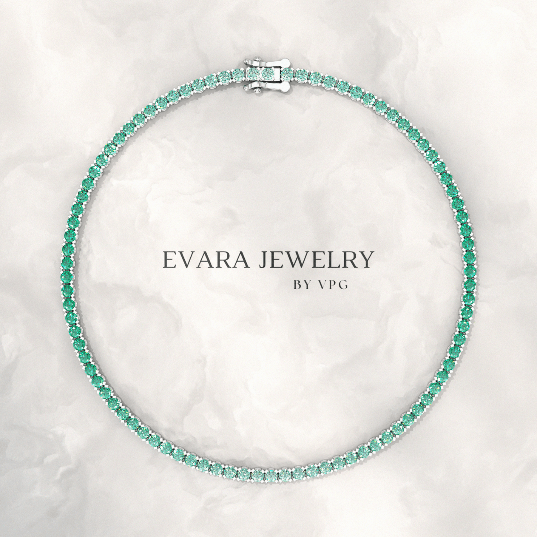 Natural Emerald Ombre 3.12 Carats Tennis Bracelet in 14K/18K Yellow Gold - Evara Jewelry LLC
