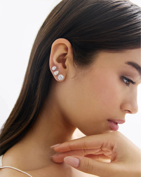 Oval Cut Lab Grown Diamond Stud Earrings: 4 Prong Set, Everyday Earrings - Evara Jewelry LLC