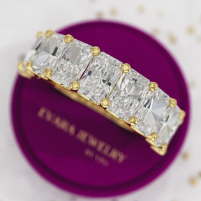 4.50 Carat Radiant Cut Diamond Statement Band