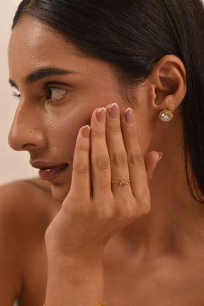 Tilted Baguette Diamond Ring - Evara Jewelry LLC